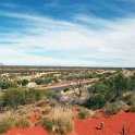 AUS NT MtConner 2001JUL12 001  Mount Conner is about 300 odd kilometers (186 miles) down the track from Alice Springs. : 2001, 2001 The "Gruesome Twosome" Australian Tour, Australia, Date, July, Lasseter Highway, Month, Mount Conner, NT, Places, Trips, Year