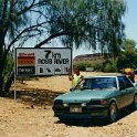 AUS NT RossRiver 1991DEC 001  I borrowed a mates Ford XD Falcon and trailer and loaded my Honda XR250 to take on a Christmas excursion. : 1991, Australia, Date, December, Month, NT, Places, Ross River, Year