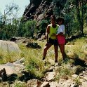AUS NT RossRiver 1991DEC 013  Strolling around in the scrub again. : 1991, Australia, Date, December, Month, NT, Places, Ross River, Year