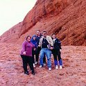 AUS NT TheOlgas 1993MAY 004  Nancy, Bekah, Marcie, Marc Snr. and Ruth. : 1993, Australia, Ayers Rock, Date, Events, Fitzgerald - Mark & Ruth, May, Month, NT, Places, The Olgas, Wedding, Year