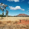 AUS NT TwinGhostGums 2001JUL11 001  23 kilometers west of Alice Springs you'll find the Twin Ghost Gums. Other than being ghost gums ..... : 2001, Australia, Date, July, Month, NT, Places, Twin Ghost Gums, Western MacDonnells, Year