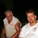 AUS NT Virginia 2004MAY15 022  Boss Johnny Cash and yours truly. : 2004, 2004 - The "Get Fluxed" Australian Tour, Australia, Date, May, Month, NT, Places, Trips, Virginia, Year