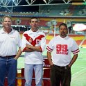 AUS QLD Brisbane 2004MAY28 Broncos 018  Game over and time for some photos of Fluxy, Skidders and Philthy. : 2004, 2004 - The "Get Fluxed" Australian Tour, Australia, Brisbane, Brisbane Broncos, Date, May, Month, NRL, Places, QLD, Rugby League, Sports, St George Illawarra Dragons, Suncorp Stadium, Trips, Year