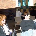 AUS QLD Brisbane 2004MAY29 BCH 005  Sonia and Michelle. : 2004, 2004 - The "Get Fluxed" Australian Tour, Australia, Breakfast Creek, Breakfast Creek Hotel, Brisbane, Brisbane Broncos, Date, May, Month, NRL, Places, QLD, Rugby League, Sports, St George Illawarra Dragons, Trips, Year