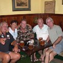AUS QLD Cairns 2003APR17 002  Coxy, Alma, Fluxy, Tom Flux and Jack Crosby washing the dust from their throats : 2003, April, Australia, Cairns, Date, Events, Flux - Trevor & Sonia, Month, Places, QLD, Wedding, Year
