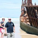 AUS QLD FraserIsland 2010SEPT17 MahenoWreck 001  This is the wreck of the S.S. Maheno. The word Maheno means "island" in the Maori language and was built in Scotland in 1904. : 2010, 2010 - No Doot Aboot It Eh! Tour, 2010 Sydney Golden Oldies, Alice Springs Dingoes Rugby Union Football Club, Australia, Date, Fraser Island, Golden Oldies Rugby Union, Maheno Wreck, Month, Places, QLD, Rugby Union, September, Sports, Teams, Trips, Year