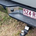 AUS QLD HomeHill 2013MAR19 Accident 007  No real damage to speak of, bent the new tow bar and scratched the plastic mouldings. : 2010 Nissan Navara, 2013, 2013 - Going Coastal Road Trip, Australia, Date, Home Hill, March, Month, Places, QLD, Trips, Vehicles, Year