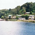 AUS QLD LakeBarrine 2001JUL17 001   Lake Barrine  is located 65 kilometers (40 miles) southwest of Cairns, at the top of the Gillies Range which is part of the Atherton Tablelands. : 2001, 2001 The "Gruesome Twosome" Australian Tour, Australia, Date, July, Lake Barrine, Month, Places, QLD, Trips, Year