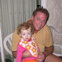 AUS QLD Mareeba 2003APR18 010  Grace and Uncle Fester, sorry that was Uncle Fluxy. : 2003, April, Australia, Date, Events, Flux - Trevor & Sonia, Mareeba, Month, Places, QLD, Wedding, Year
