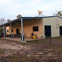 AUS QLD Mareeba 2010OCT17 002  While the custom constructed "Shed" is their home, they also have a large dam stocked with barramundi and a year round creek running through the block. : 2010, 2010 - No Doot Aboot It Eh! Tour, 2010 Sydney Golden Oldies, Alice Springs Dingoes Rugby Union Football Club, Australia, Date, Flux Shed, Golden Oldies Rugby Union, Mareeba, Month, October, Places, QLD, Rugby Union, Sports, Teams, Trips, Year