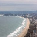 AUS QLD SurfersParadise 2010SEPT20 Q1 013  Looking South towards Kirra Beach and Snapper Rocks. If you look hard enough, you can see the QLD/NSW border. : 2010, 2010 - No Doot Aboot It Eh! Tour, 2010 Sydney Golden Oldies, Alice Springs Dingoes Rugby Union Football Club, Australia, Date, Golden Oldies Rugby Union, Month, Places, Q1 Building, QLD, Rugby Union, September, Sports, Surfers Paradise, Teams, Trips, Year