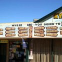 AUS SA Kyancutta 2004MAY24 003  A classic Aussie street sign is the only tourist attraction. : 2004, 2004 - The "Get Fluxed" Australian Tour, Australia, Date, Kyancutta, May, Month, Places, SA, Trips, Year