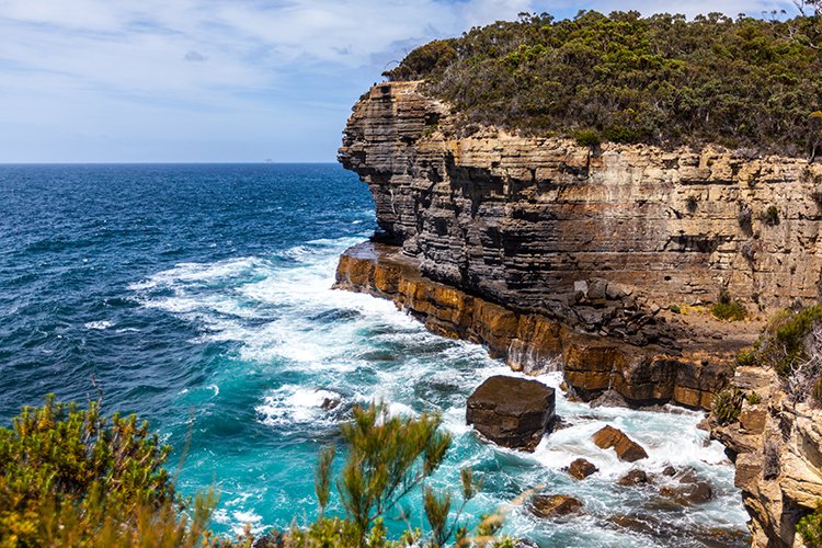 AUS TAS TasmanNP 2015JAN24 TheBlowhole 007