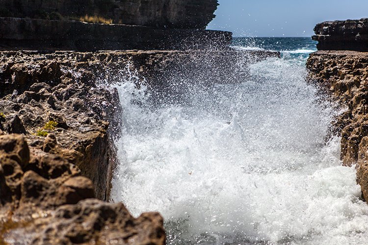 AUS TAS TasmanNP 2015JAN24 TheBlowhole 021