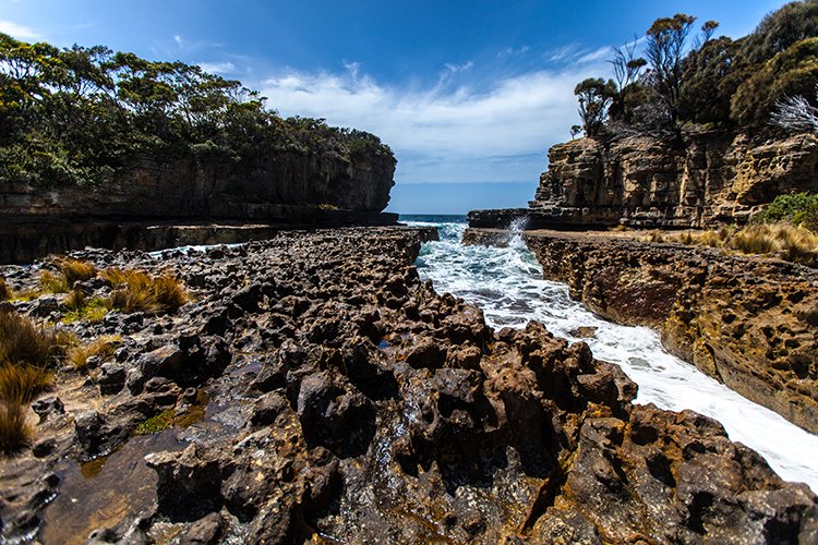 AUS TAS TasmanNP 2015JAN24 TheBlowhole 026