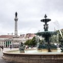 EU PRT LIS Lisbon 2017JUL08 002  Stepping out of my hotel, the   Hotel Métropole  , you were literally on   Rossio Square  , which has been one of Lisbon's main squares since the Middle Ages. : 2017, 2017 - EurAisa, DAY, Europe, July, Lisboa, Lisbon, Portugal, Rossio Square, Saturday, Southern Europe