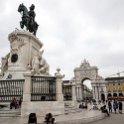 EU PRT LIS Lisbon 2017JUL08 013  A centrepiece fo the square is   Estátua de Dom José I   ( King Dom José I statue ). : 2017, 2017 - EurAisa, Arco da Rua Augusta, Comércio Square, DAY, Estátua de Dom José I, Europe, July, Lisboa, Lisbon, Portugal, Saturday, Southern Europe