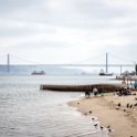 EU PRT LIS Lisbon 2017JUL08 014  The square is literally on the northern banks of the 716 kilometre ( 445 mile )   Rio Tejo   ( River Tagus ). : 2017, 2017 - EurAisa, Comércio Square, DAY, Europe, July, Lisboa, Lisbon, Portugal, Saturday, Southern Europe