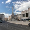 EU PRT LIS Lisbon 2017JUL10 001  As a group, we headed off on foot from our hotel, the   Residential Flourescente  , and crossed over   Monumento dos Restauradores Square  . : 2017, 2017 - EurAisa, DAY, Europe, July, Lisboa, Lisbon, Monday, Portugal, Southern Europe, Torre de Belém