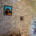 EU ESP ARA HUE SOB Tella 2017JUL25 EdSJySP 024  It was completed in 1019 and consecrated by bishop Borrell I of Roda d'Isàvena. It was built to help sway the ingrained pagan beliefs in to the church in the Middle Ages. : 2017, 2017 - EurAisa, DAY, Europe, July, Southern Europe, Spain, Tuesday