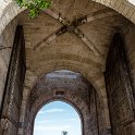 EU ESP VAL Valencia 2017JUL19 PuertaDeSerranos 003  The site marks the entry point for the royal road, connecting Valencia with the comarca or district of Els Serrans. : 2017, 2017 - EurAisa, DAY, Europe, July, Puerta de Serranos, Southern Europe, Spain, València, Valèncian Community, Wednesday