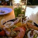 EU ESP VAL Valencia 2017JUL19 012  I happened upon   Restaurante Bon Gust   and from what appeared to be a pop-up restaurant in a carpark, was in fact a local hangout that was pumping and in which I had one of the best seafood stews – absolutely brilliant. : 2017, 2017 - EurAisa, DAY, Europe, July, Restaurante Bon Gust, Southern Europe, Spain, València, Valèncian Community, Wednesday