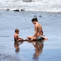 PYF Tahiti Hitiaa 2007FEB11 004  Personally I thought this was a great shot of a mother and her child playing in one of the rock pools. : 2007, 2007 - Gone Troppo In Tahiti, Date, February, French Polynesia, Hitiaa, Month, Oceania, Places, Tahiti, Trips, Year
