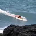 PYF Tahiti Mahaena 2007FEB11 006  Check out the dudes eyes, he's looking right down the board at the huge rock in front of him ..... : 2007, 2007 - Gone Troppo In Tahiti, Date, February, French Polynesia, Mahaena, Month, Oceania, Places, Tahiti, Trips, Year