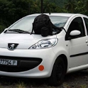 PYF Tahiti Teahupoo 2007FEB11 002  Yes, that is my small backpack on the windscreen of the "The Pug". I told you it was Matchbox car!!! ;-) : 2007, 2007 - Gone Troppo In Tahiti, Date, French Polynesia, Oceania, Places, Tahiti, Teahupoo, Trips, Year