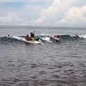 PYF Tahiti Teahupoo 2007FEB11 016  I found this whole extended family (toddlers to grand parents) out catching waves on surf skis and boogie boards. : 2007, 2007 - Gone Troppo In Tahiti, Date, February, French Polynesia, Month, Oceania, Places, Tahiti, Teahupoo, Trips, Year