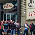 NZL CAN Christchurch 2018APR28 TavernHarewood 001  Chucky, Nev Day, Dougy Doug, ET, Patty, AG, Mugsy, Nev, Rosco & Macca look all set for an arvo on the punt. : - DATE, - PLACES, - SPORTS, - TRIPS, 10's, 2018, 2018 - Kiwi Kruisin, 2018 Christchurch Golden Oldies, Alice Springs Dingoes Rugby Union Football Club, April, Canterbury, Christchurch, Closing Ceremony / Farewell Dinner, Day, Golden Oldies Rugby Union, Month, New Zealand, Oceania, Rugby Union, Saturday, Tavern Harewood, Teams, Year