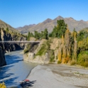 NZL CAN HanmerSprings 2018APR22 FerryBridge 003  Apparently thsi "new bridge" replaced an earlier bridge sent plummeting into the Waiau during the " Nor' West Gale " in 1874. : - DATE, - PLACES, - TRIPS, 10's, 2018, 2018 - Kiwi Kruisin, April, Canterbury, Day, Hanmer Springs, Month, New Zealand, Oceania, Sunday, Waiau River, Year