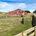 NZL STL Haldane 2018MAY06 001   I pulled up just outside the hamlet of Haldane as I thought the red barn was a striking contrast to the dark blues skies and lush green pastures. : - DATE, - PLACES, - TRIPS, 10's, 2018, 2018 - Kiwi Kruisin, Day, Haldane, May, Month, New Zealand, Oceania, Southland, Sunday, Year